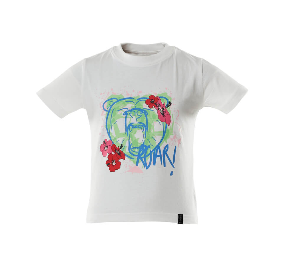 Produktfoto T-Shirt für Kinder, mit Druck T-Shirt für Kinder Größe 104, weiss