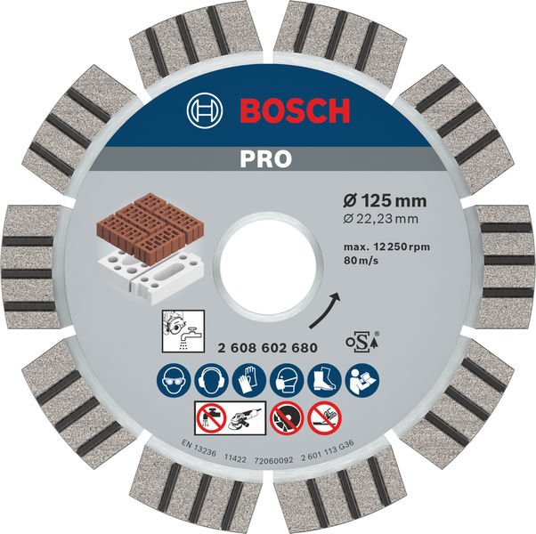 PRO Abrasive Diamanttrennscheibe, 125 x 22,23 mm