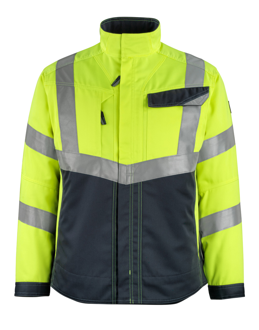 Produktfoto MASCOT® Oxford Arbeitsjacke Größe 2XL, hi-vis gelb/schwarzblau