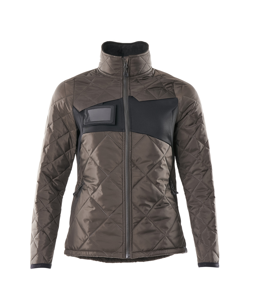 Produktfoto Thermojacke mit CLIMASCOT®, Damen Thermojacke Größe 2XL, dunkelanthrazit/schwarz
