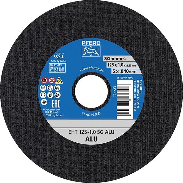 Trennscheibe gerade für Aluminium A30NSG 125x1mm PFERD