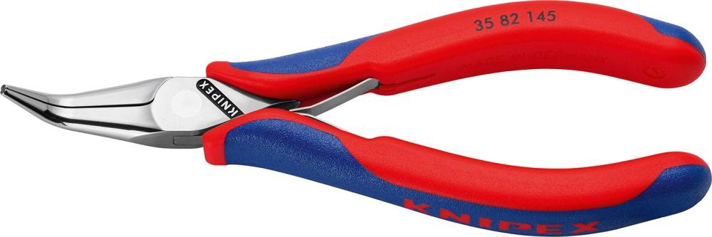 Flachrundzange Elektronikgewinkelt 145mm KNIPEX