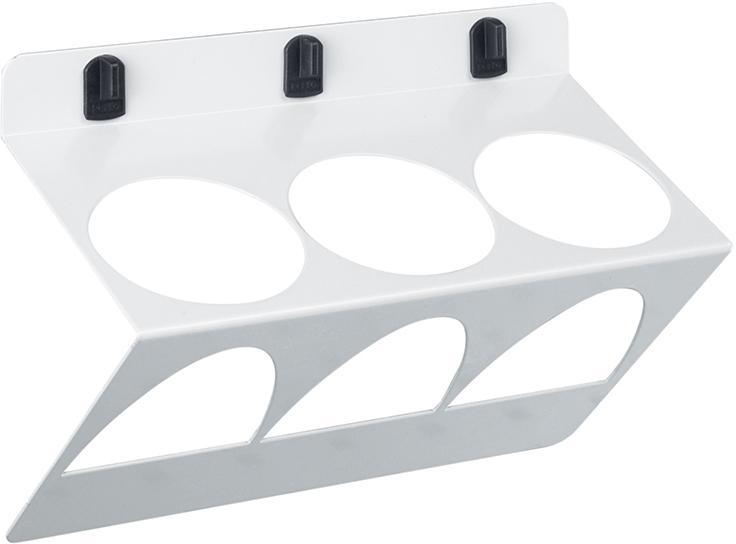 Rundhalter schräg 3-fach B 225 mm bis max.D 68 mm für Lochplatten bott