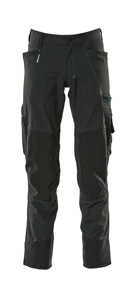 Produktfoto Hose mit Knietaschen, Stretch, leicht Hose Größe 76C42, schwarz