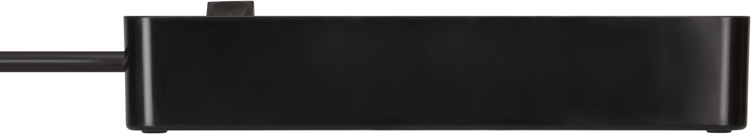 Ecolor Steckdosenleiste 4-fach schwarz 1,5m H05VV-F 3G1,5