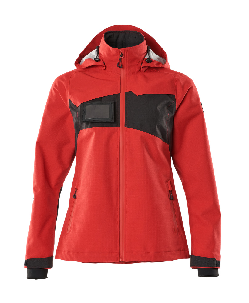 Produktfoto Hard Shell Jacke, wasserdicht, Damen Jacke Größe 2XL, verkehrsrot/schwarz