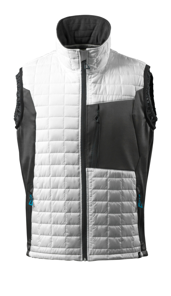 Produktfoto Thermoweste mit CLIMASCOT® Thermoweste Größe 2XL, weiss/dunkelanthrazit