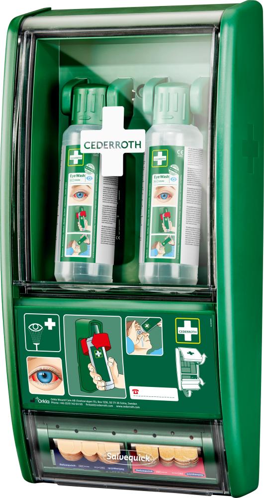 Augenspülstation, inkl. 2 x 500ml Flaschen