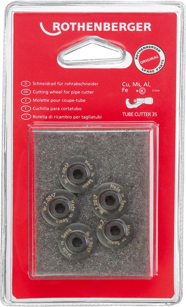 Schneidrad für Stahl 1.3/8" Pack a 5 Stck Rothenberger