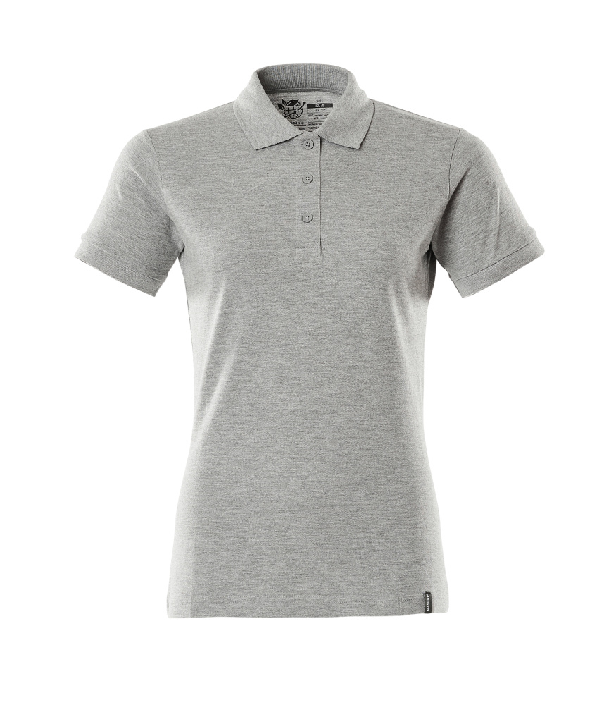 Produktfoto Polo-Shirt, Damen Polo-shirt Größe 2XLONE, grau-meliert
