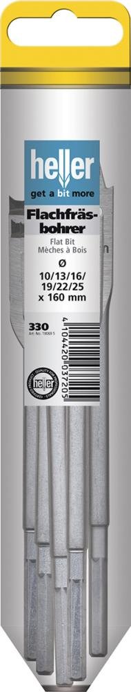 Flachfräsbohrersatz Quick6-tlg. in Dose Heller