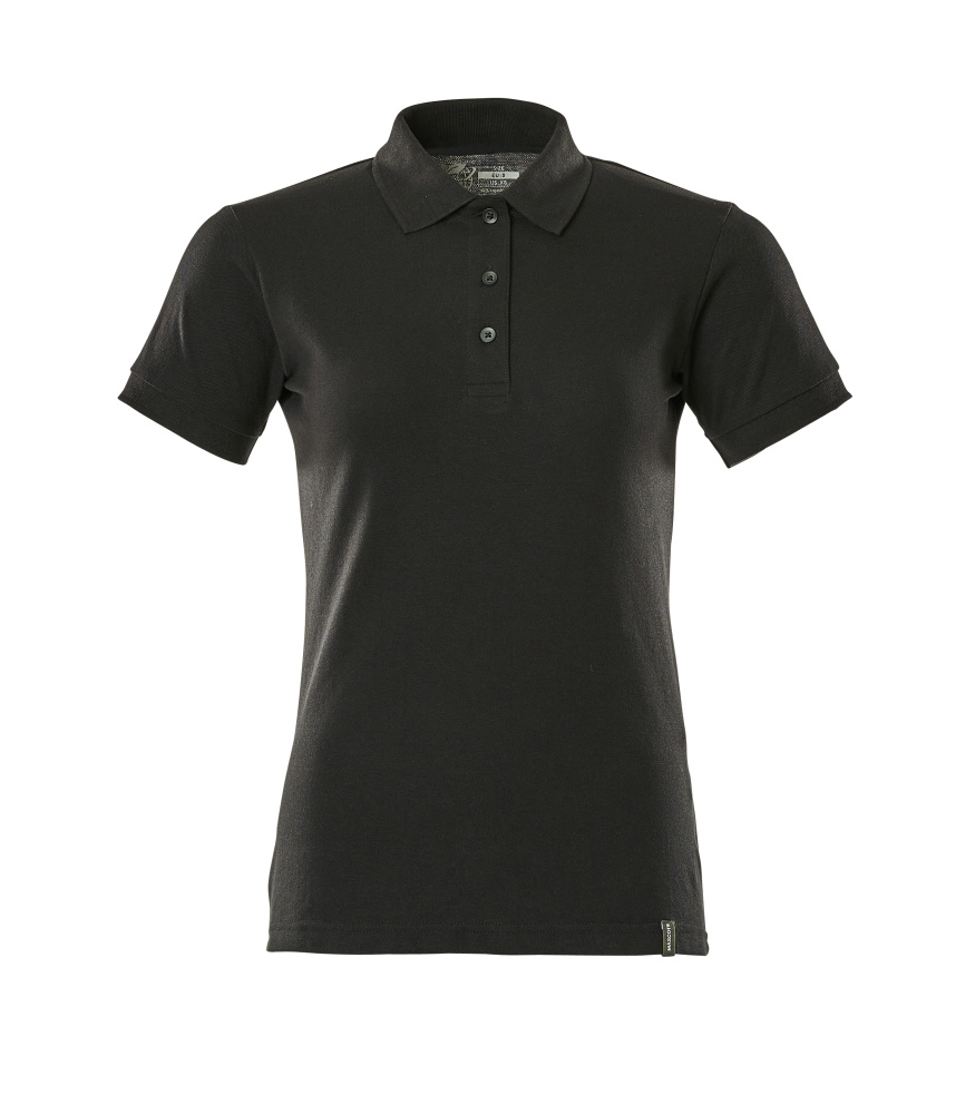 Produktfoto Polo-Shirt, Damen Polo-shirt Größe 2XLONE, vollschwarz