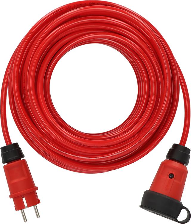 BRENNENSTUHL ProfessionalVerlängerungskabel VQ 2200 IP44 25m rot H07BQ-F3G2,5