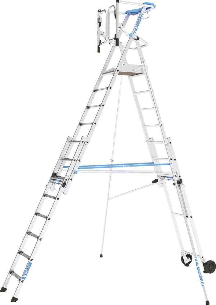 Zarges Plattformleiter ZAP Masterflex Plus S 12 Sprossen Länge 3,1 m