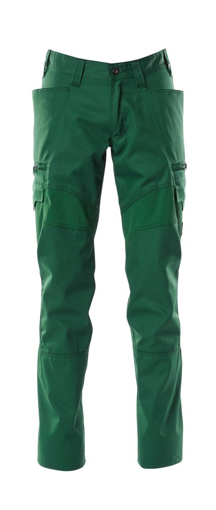 Produktfoto Hose, Schenkeltaschen, Stretch-Einsätze Hose Größe 76C46, grün
