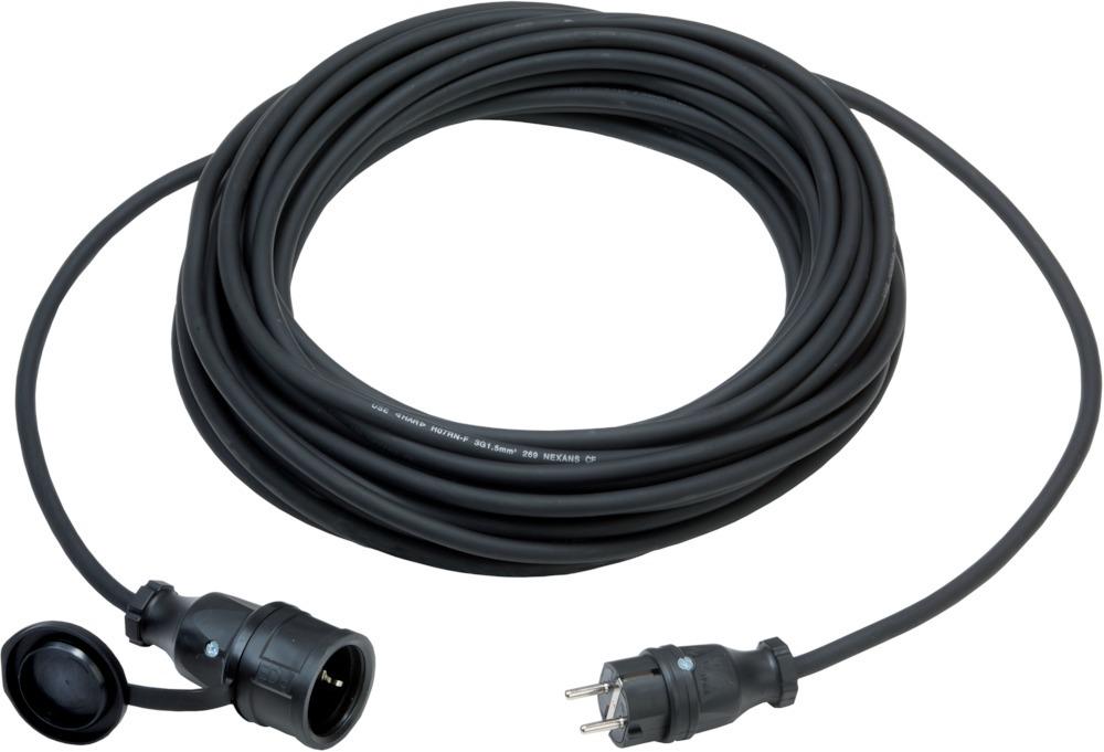Verlängerungskabel 10m H07RN-F3G1,5 IP44 mit PCE Stecker+Kupplung Althoff