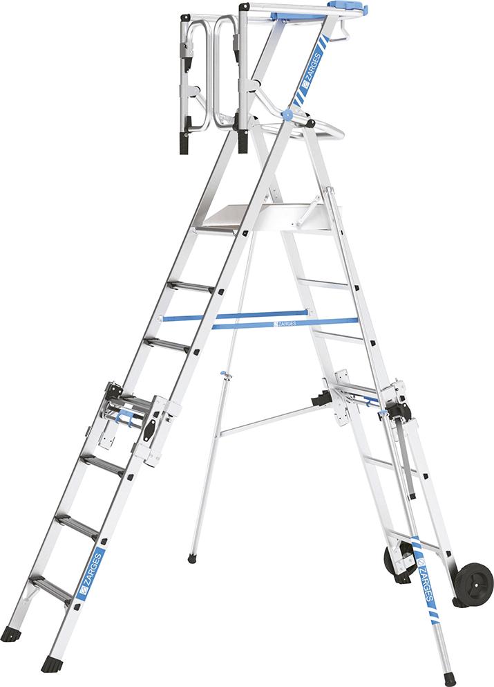 Zarges Plattformleiter ZAP Masterflex Plus S 7 Sprossen Länge 2,2 m