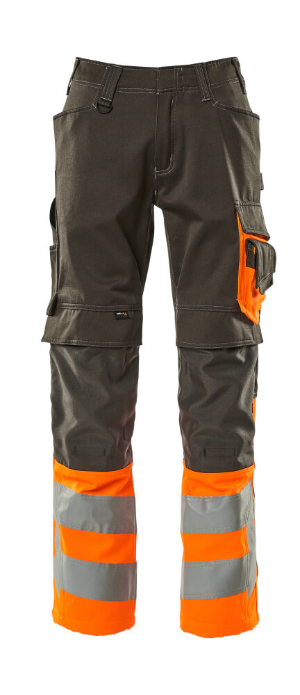 Produktfoto MASCOT® Leeds Hose Größe 76C46, dunkelanthrazit/hi-vis orange