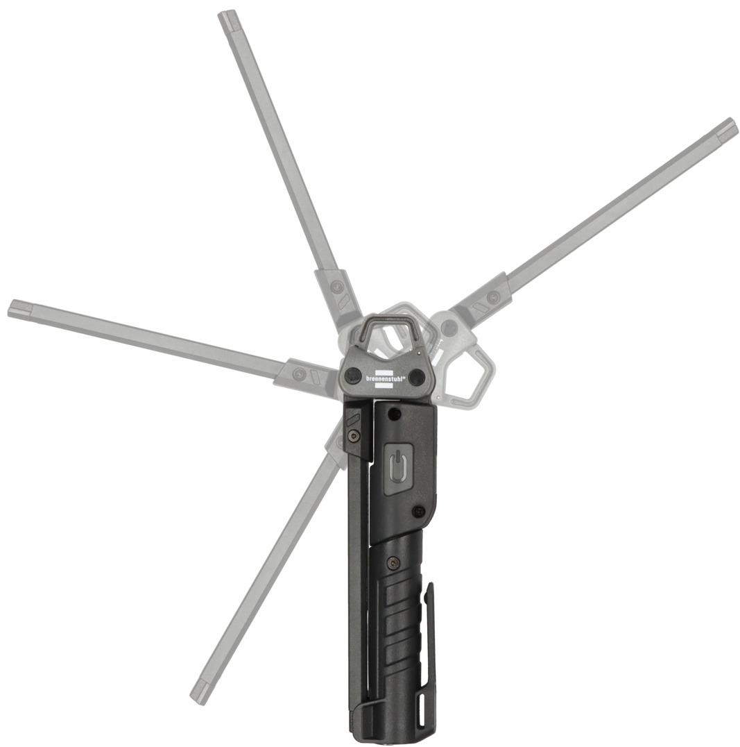 Akku LED Handlampe HL 400 AC, 400lm + Spot 120lm + Rückseite 200lm