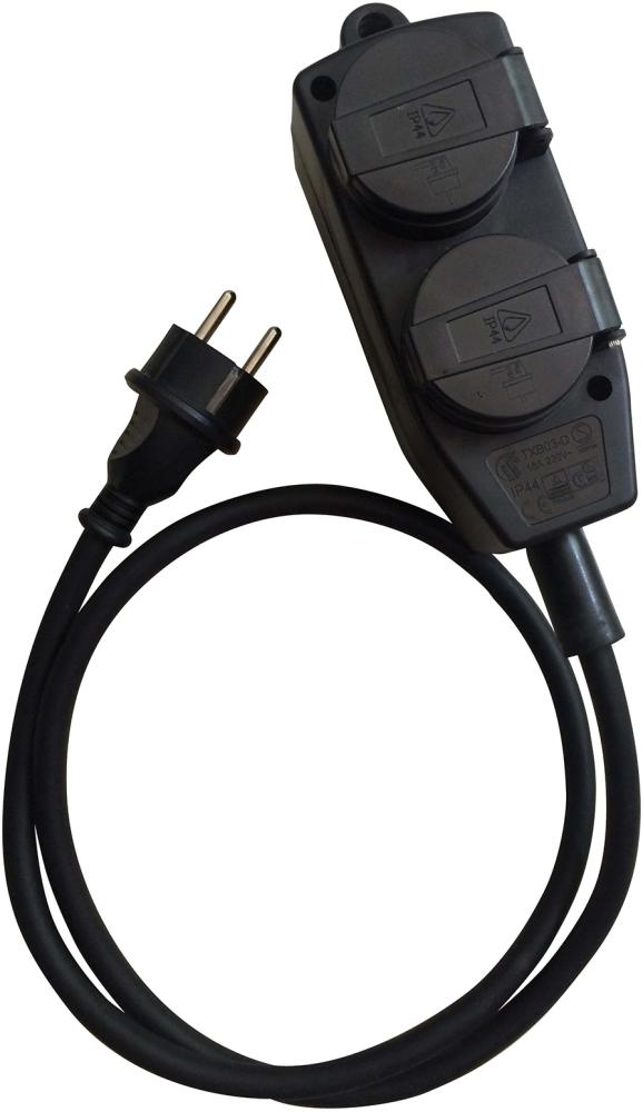 FORTIS Vierfach-VerteilerIP44 10m H07RN-F3G1,5