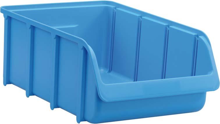 HÜNERSDORFF Sichtlagerkasten 489x312x184mm 30kg PP lebensmittelecht blau