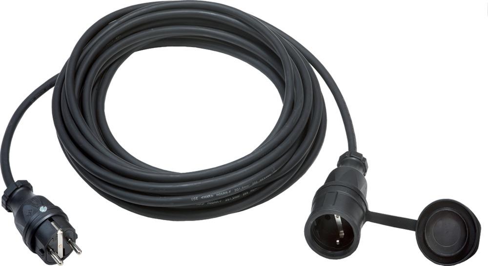 Verlängerungskabel 10m H05RR-F3G1,5 IP44 mit PCE Stecker+Kupplung Althoff