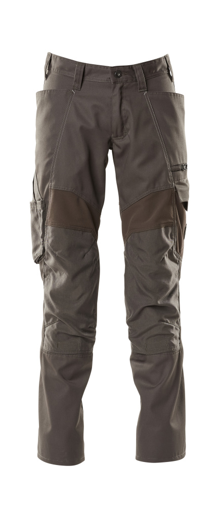 Produktfoto Hose mit Knietaschen, Stretch-Einsätze Hose Größe 76C46, dunkelanthrazit
