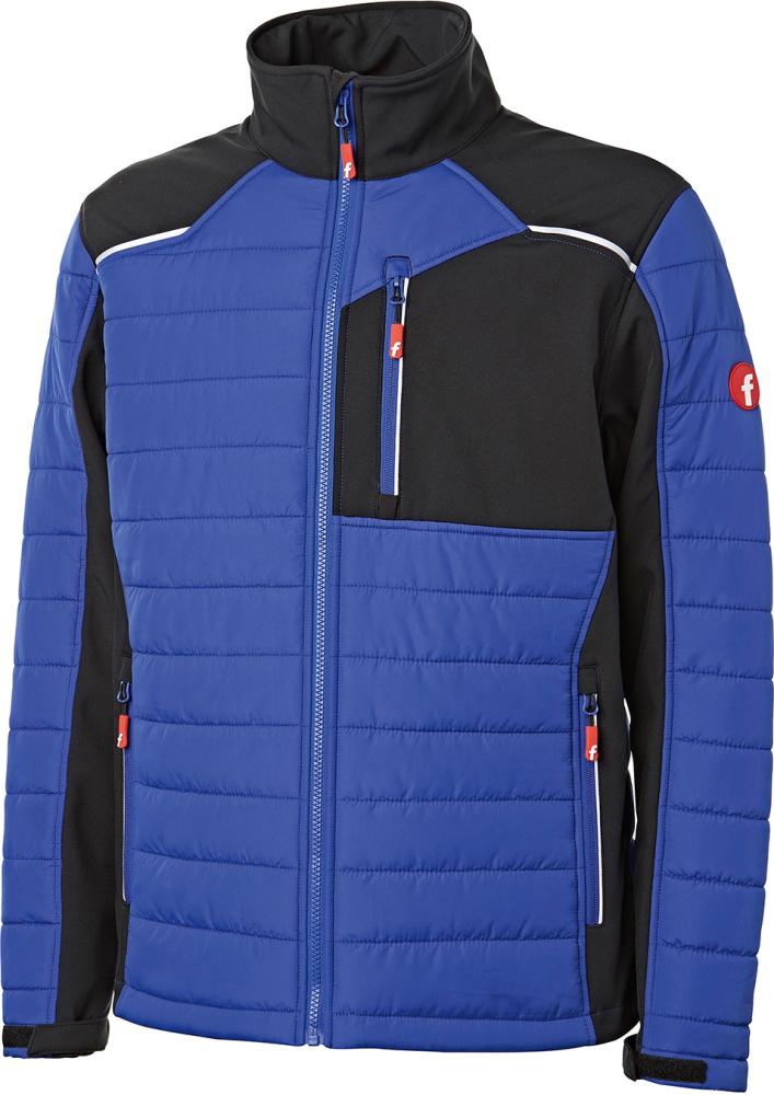 Hybrid-Steppjacke kornblau/schwarz Gr. 2XL Fortis Elements