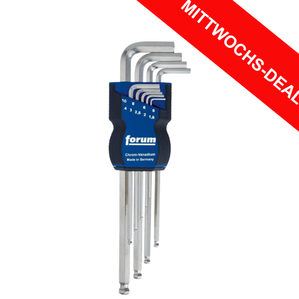 6kt-Schl.-Satz DIN911L 1,5-10mm Kugelk. FORUM