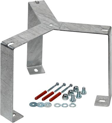 Bodenhalter verzinkt für Abfallsammler 120 l VAR Bodenhalter verzinkt für Abfallsammler 120 l VAR