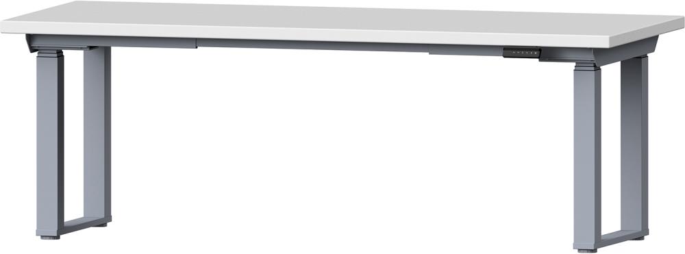 ANKE Arbeitstisch VARIO elektrisch höhenverstell-bar RAL7045 KSP 40mm B20-00xT800xH695-1350mm