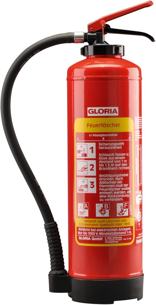 GLORIA Fettbrand-Aufladelöscher FA 6 EASY fluorfrei 6l