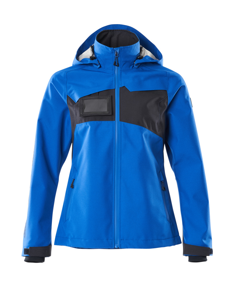 Produktfoto Hard Shell Jacke, wasserdicht, Damen Jacke Größe 2XL, azurblau/schwarzblau