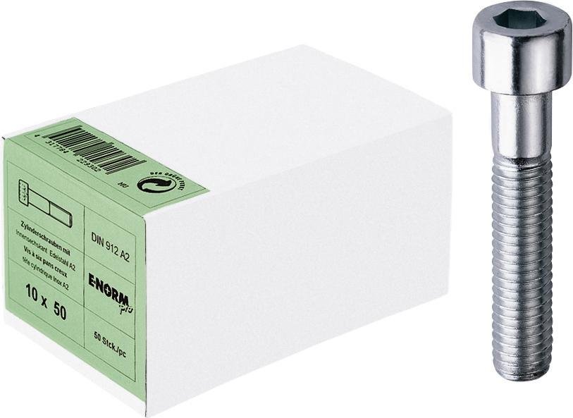 DIN 912 Edelstahl A2 M10x20 HP E-NORMpro