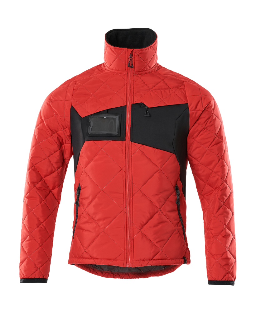Produktfoto Thermojacke mit CLIMASCOT® Thermojacke Größe 2XL, verkehrsrot/schwarz