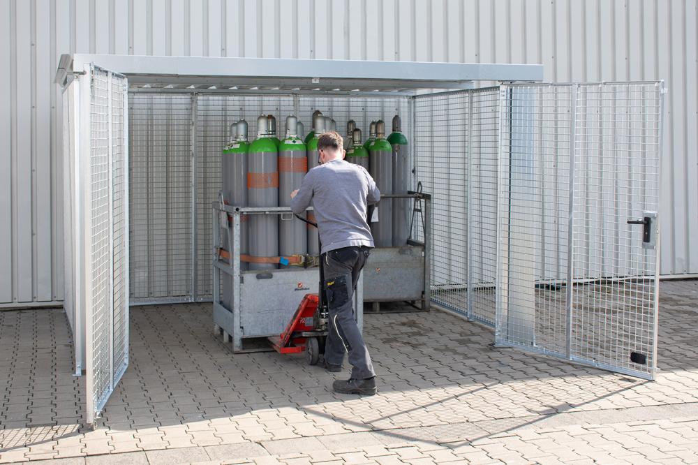 BAUER Gasflaschen-Container GFC-M/D6-DF