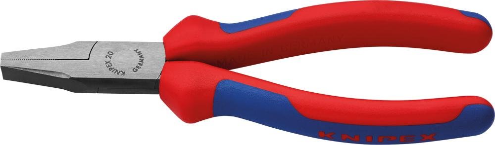 Flachzange poliert mit Mehrkomponenten-Griffen 140mm KNIPEX