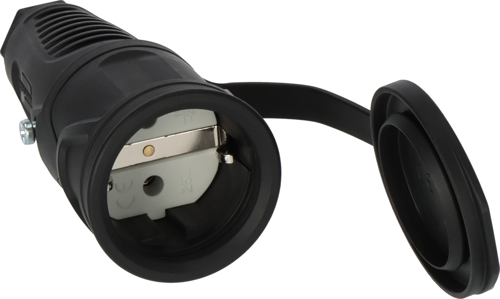 Schutzkontakt-Gummikupplung 230V/16A IP54