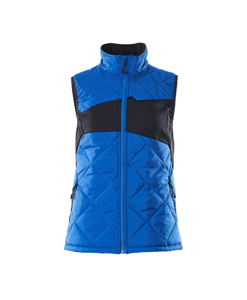 Produktfoto Thermoweste mit CLIMASCOT®, Damen Thermoweste Größe 2XL, azurblau/schwarzblau