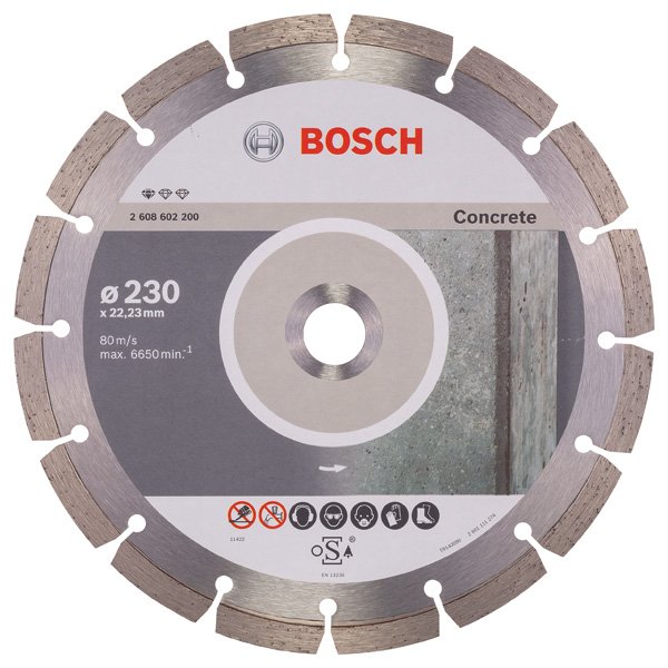 Diamanttrennscheibe Standard for Concrete, 230 x 22,23 x 2,3 x 10 mm, 1er-Pack