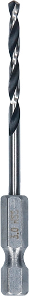 HSS PointTeQ Sechskantbohrer 3 mm