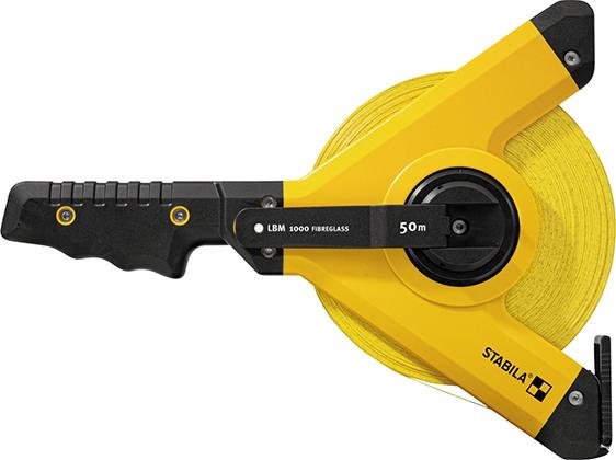 Kapselbandmaß Glasfaser 50mx13mm Maßanfang B Stabila