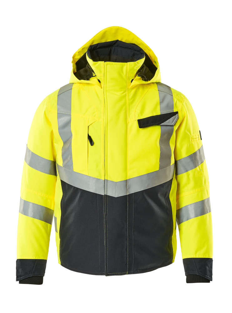 Produktfoto MASCOT® Hastings Winterjacke Größe 2XL, hi-vis gelb/schwarzblau