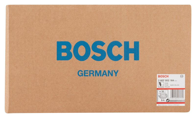 Schlauch für Bosch-Sauger, 5 m, 35 mm, antistatisch, mit Bajonettverschluss
