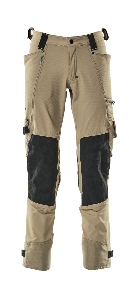 Produktfoto Hose mit Knietaschen aus Dyneema,Stretch Hose Größe 76C42, hellkhaki