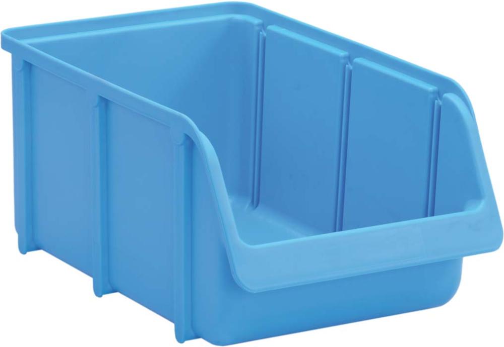 HÜNERSDORFF Sichtlagerkasten 332x207x155mm 20kg PP lebensmittelecht blau