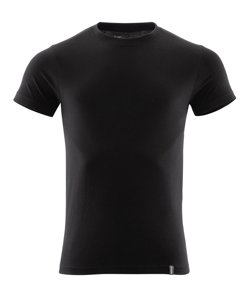 Produktfoto T-Shirt, moderne Passform T-shirt Größe 2XLONE, vollschwarz