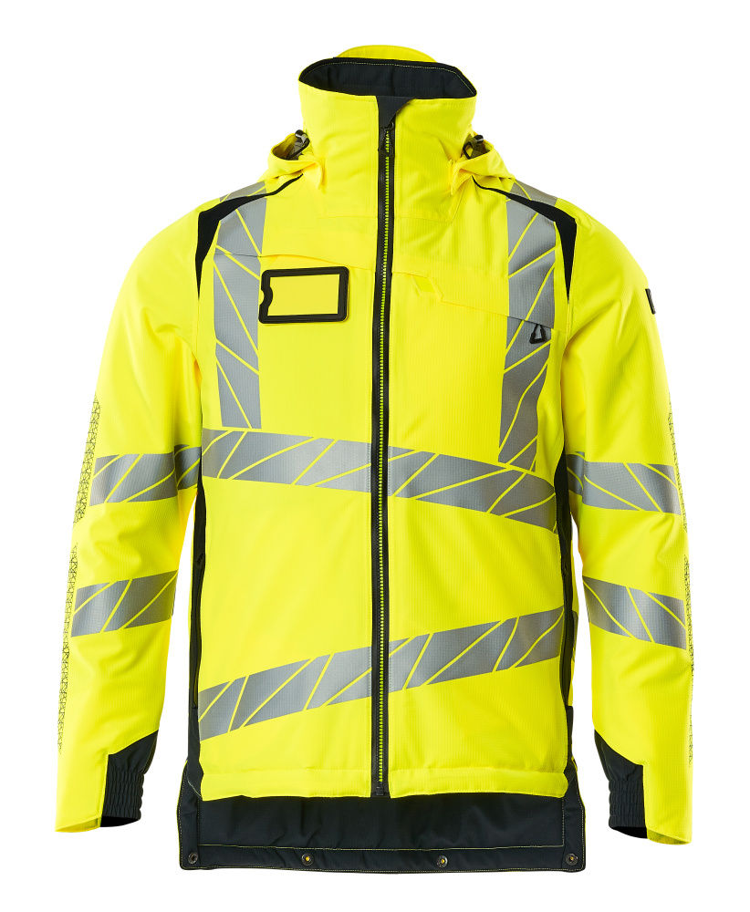 Produktfoto Winterjacke CLIMASCOT®, geringes Gewicht Winterjacke Größe 2XL, hi-vis gelb/schwarzblau