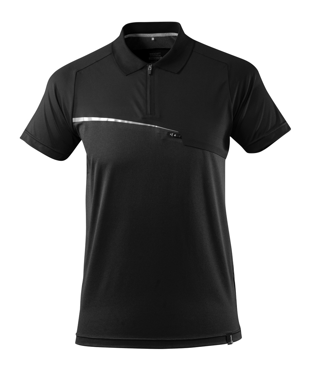 Produktfoto Polo-Shirt, feuchtigkeitstransportierend Polo-shirt Größe 2XL, schwarz