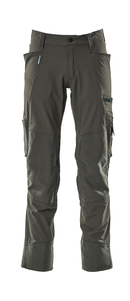 Produktfoto Hose mit Knietaschen, Stretch, leicht Hose Größe 76C42, dunkelanthrazit
